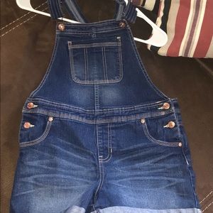 Jordache overall shorts youth SZ extra large 14/16